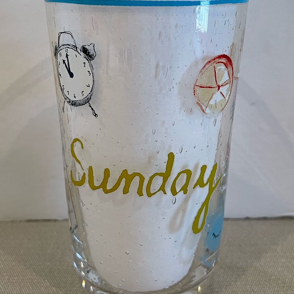 PAULINE DE ROUSSY DE SALES Sunday Juice Glass Anthropologie NEW